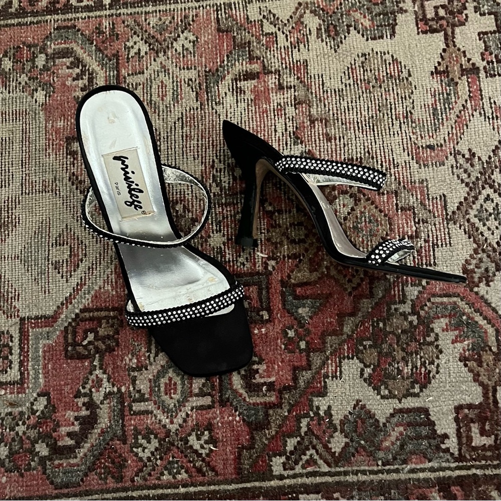 Y2K rhinestone heels